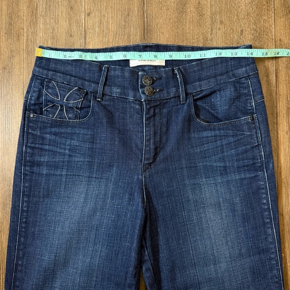 Habitual High Rise Flared Jeans Dark Blue 27 - Picture 4 of 12